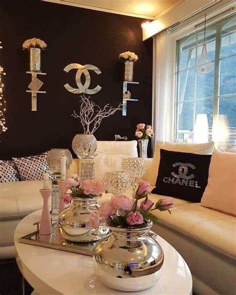 chanel home decor|chanel inspired decor.